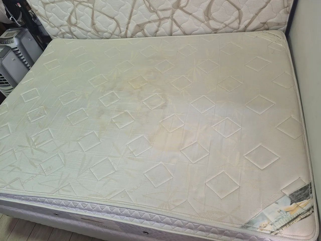 Cama box casal com baú usada - Foto 2