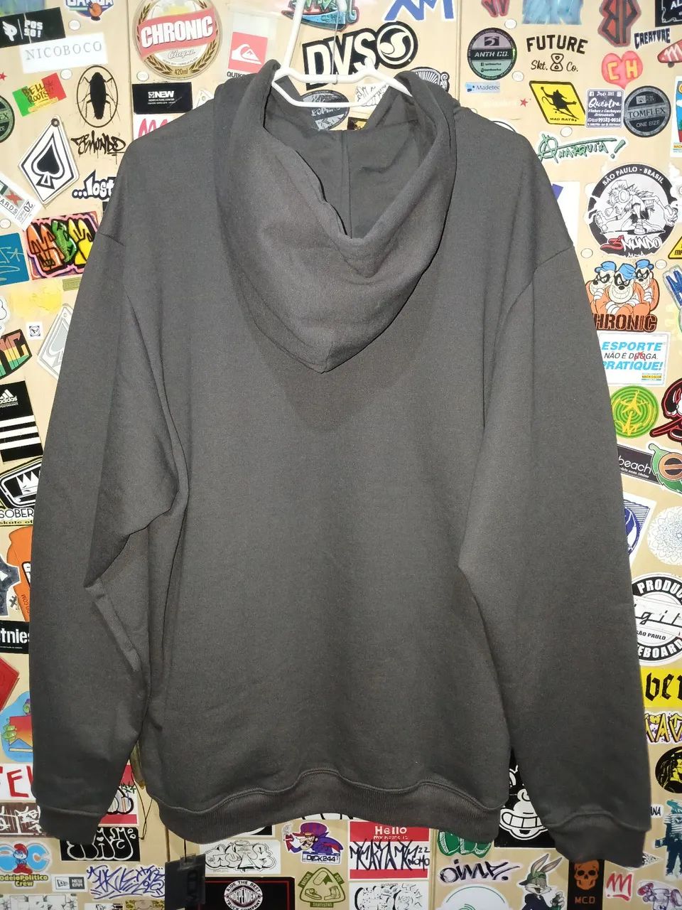 Blusa moletom approve marrom GG nova  - Foto 4