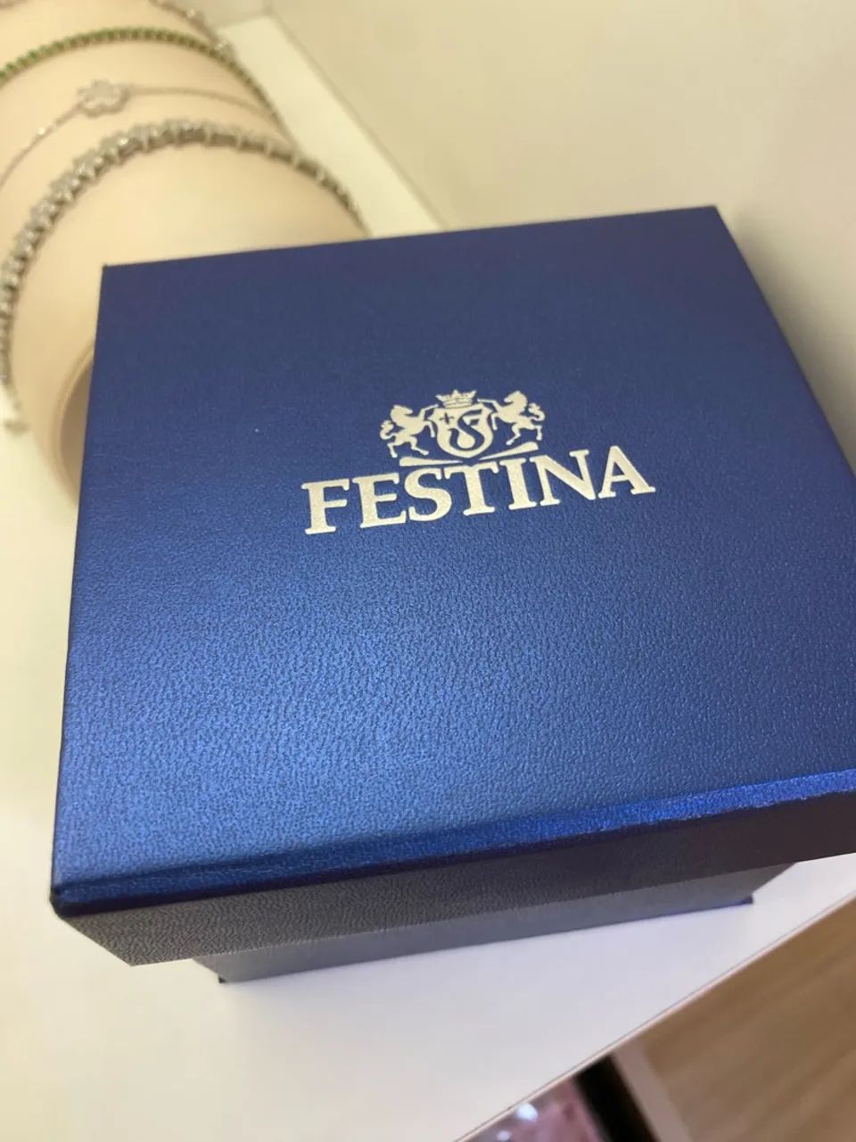Relógio Festina Original Cronógrafo Aço Inox Completo com Caixa - Foto 4