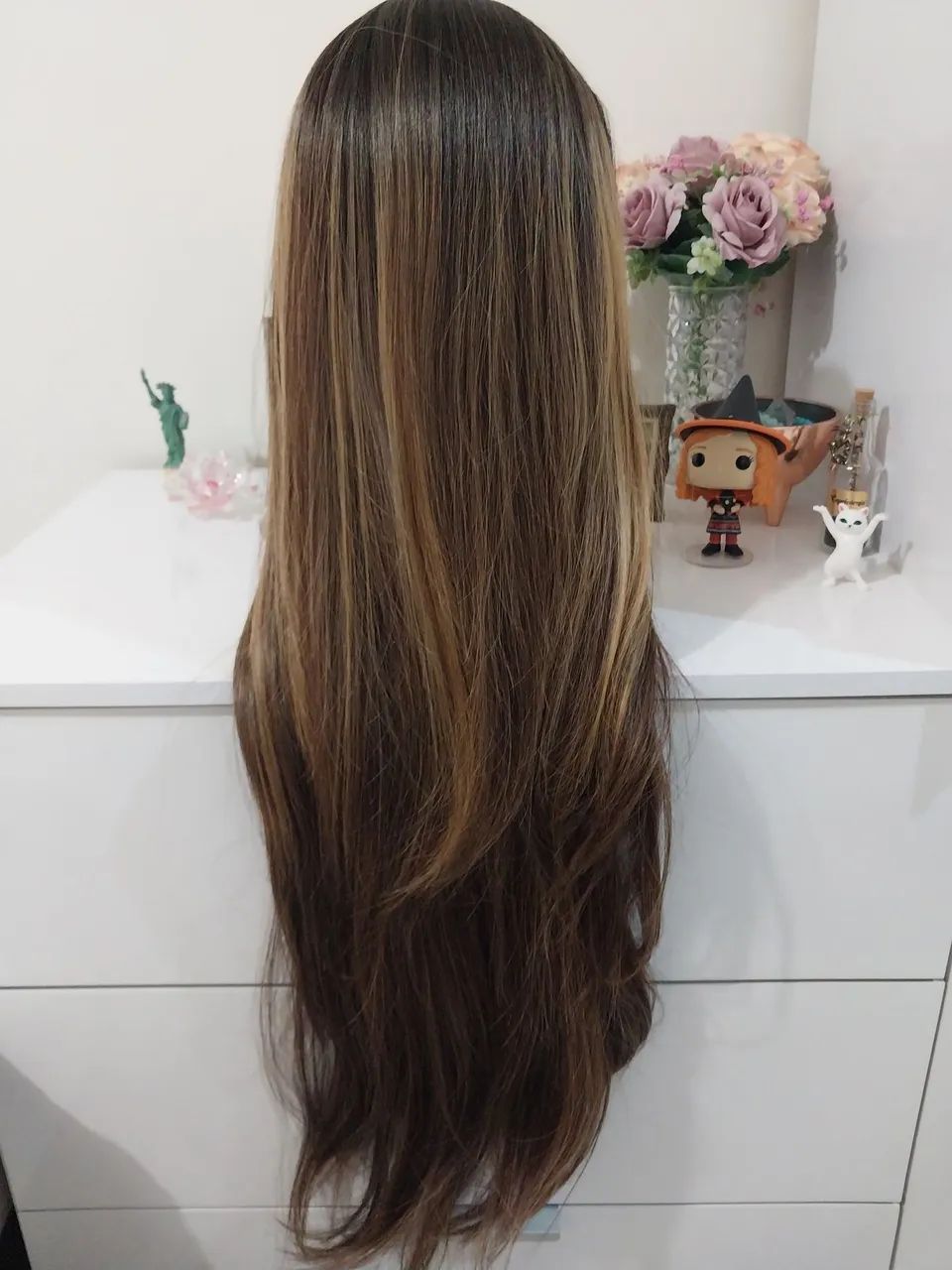 Lace Morena com mechas