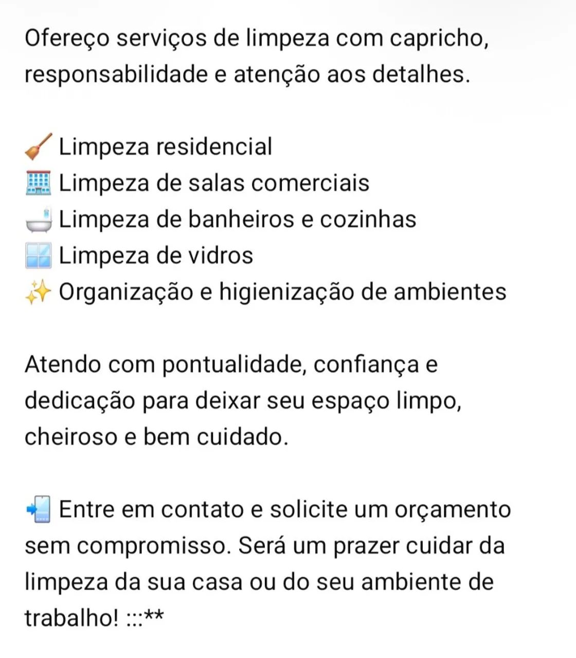 Limpeza de casas apartamentos e salas comerciais - Foto 2