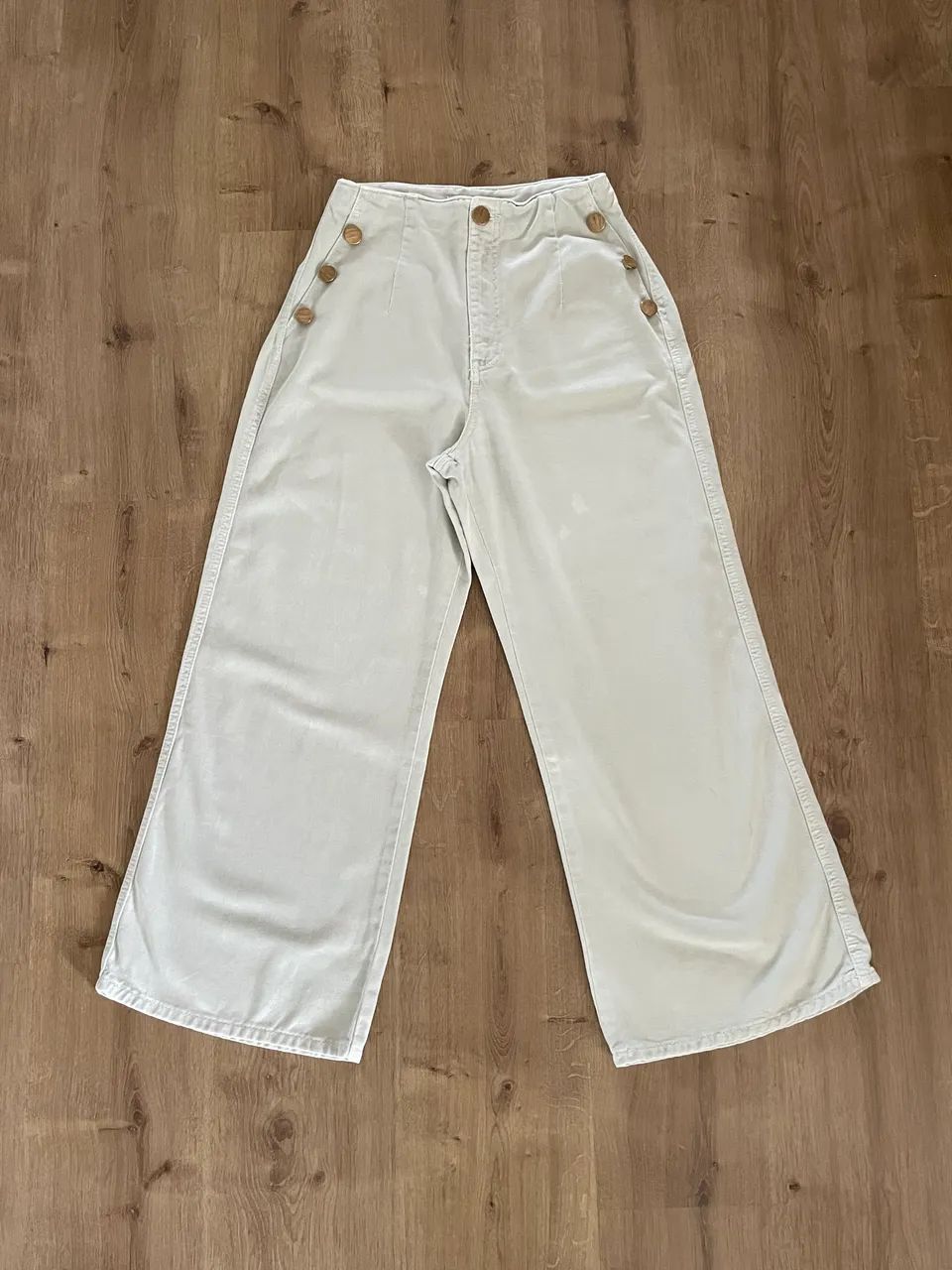 Calça jeans cinza claro Zara - Foto 2