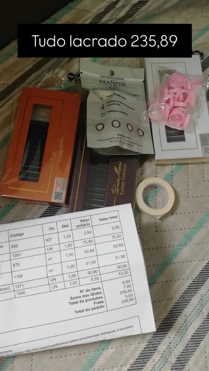 Produtos de extensão de cílios, salão de beleza, olhos - Foto 4