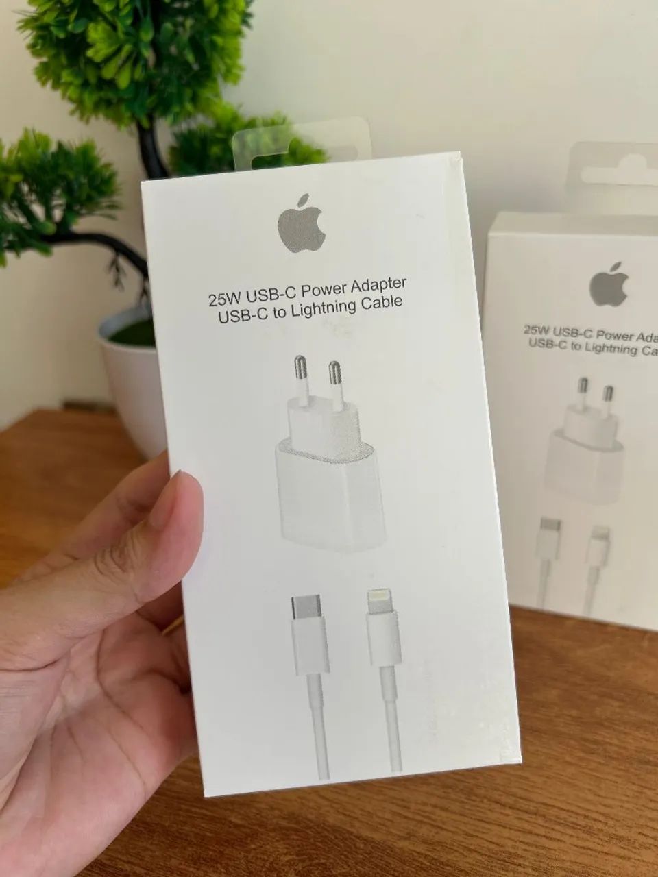 Carregador de iPhone completo lacrado
