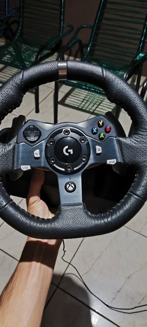 Volante e pedais Logitech xbox - Foto 2