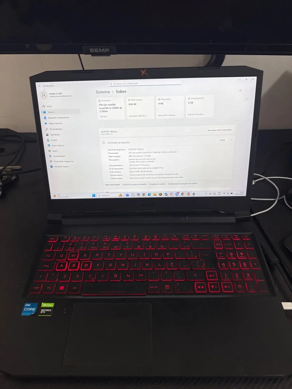 NOTEBOOK ACCER NITRO 5