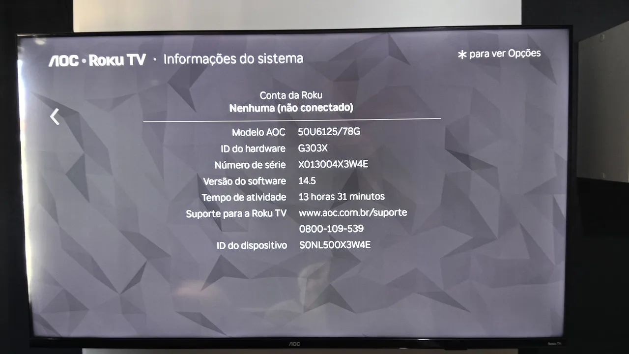 Smart TV AOC ROKU 50" - Foto 2