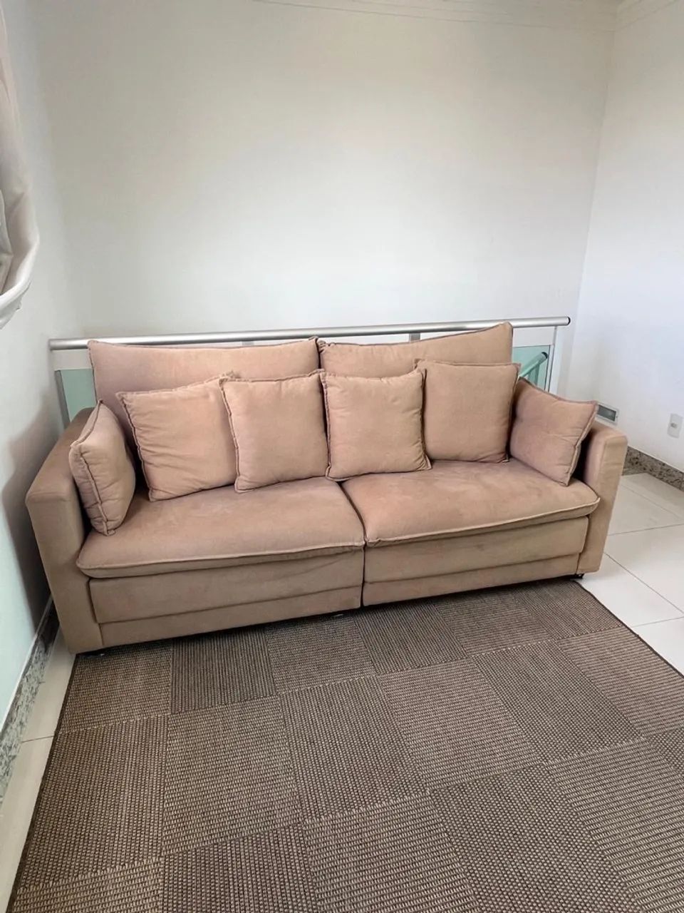 Sofá lindo 4 lugares super novo!  - Foto 4