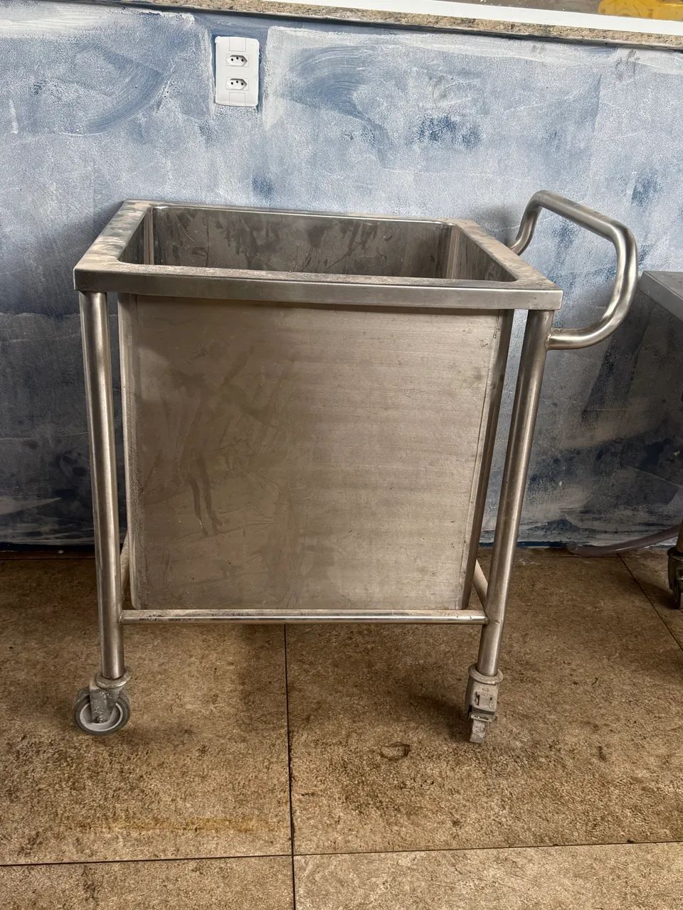 Carrinho tanque inox 