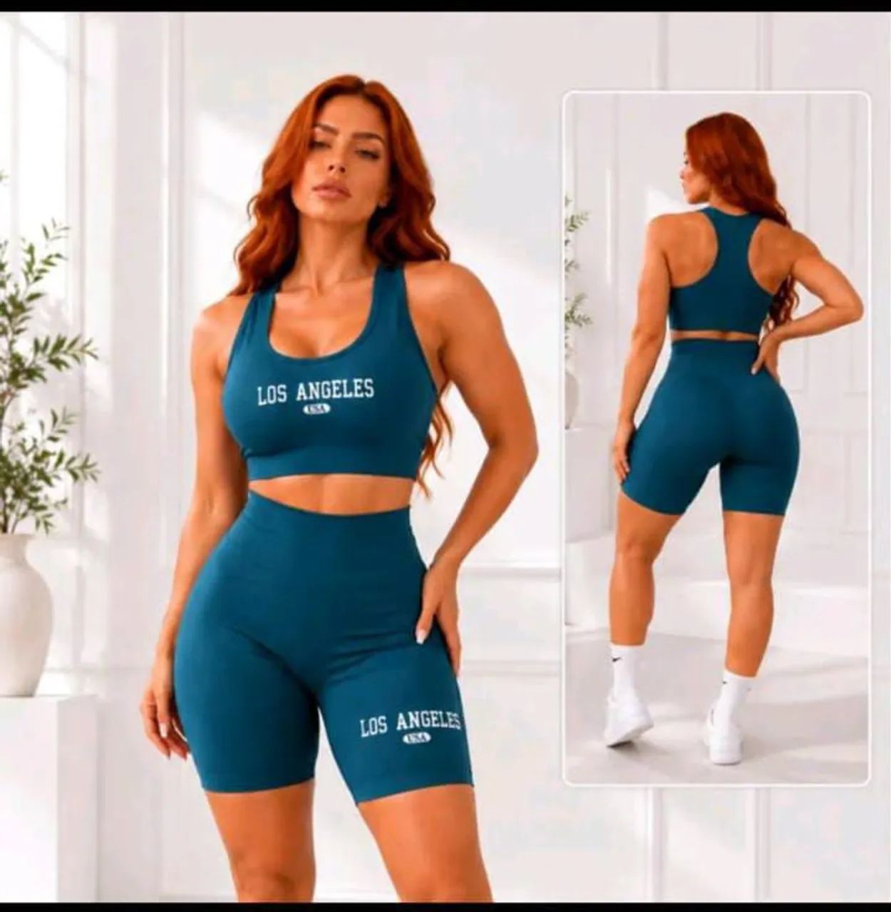 Conjunto top e shorts feminino  - Foto 5