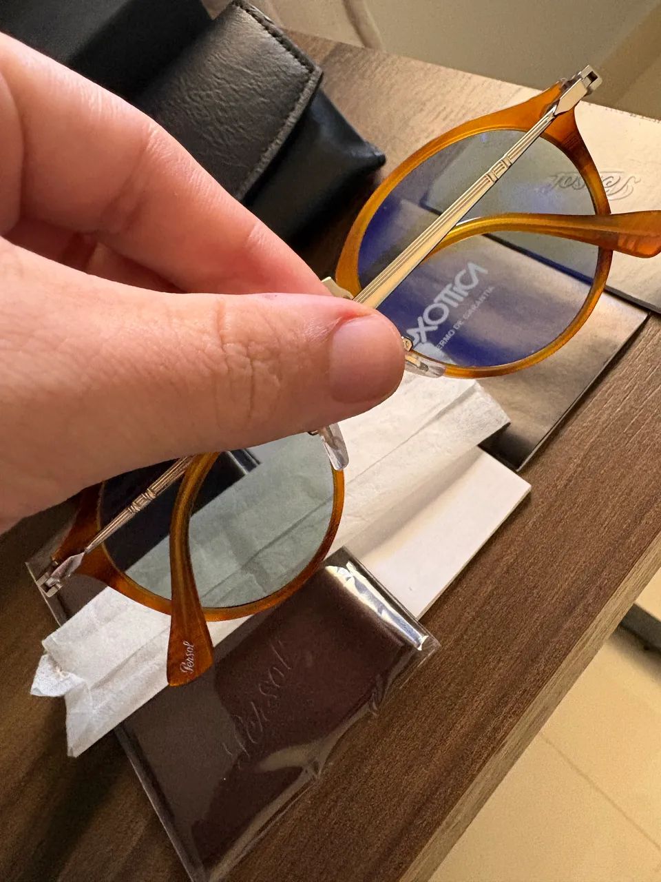 Óculos Persol Calligrapher 3166 - Novo - Foto 2