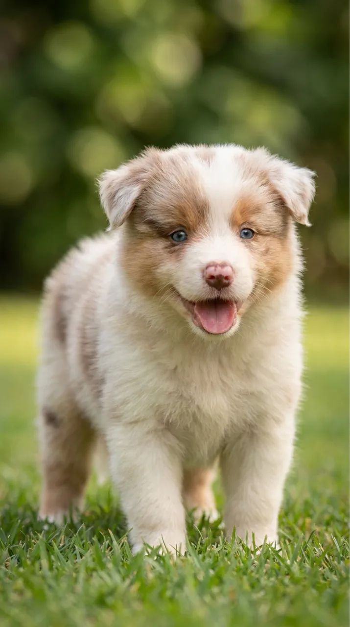 Border Collie Fêmeas CBKC | Red Merle e Chocolate | Linhagem Internacional - Foto 5