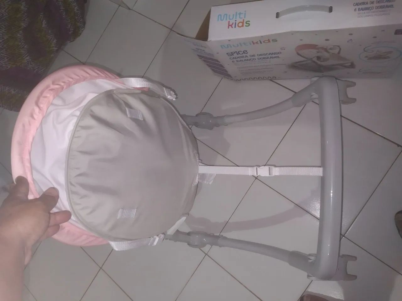 Cadeirinha de balanço e descanso dobravel - Foto 4