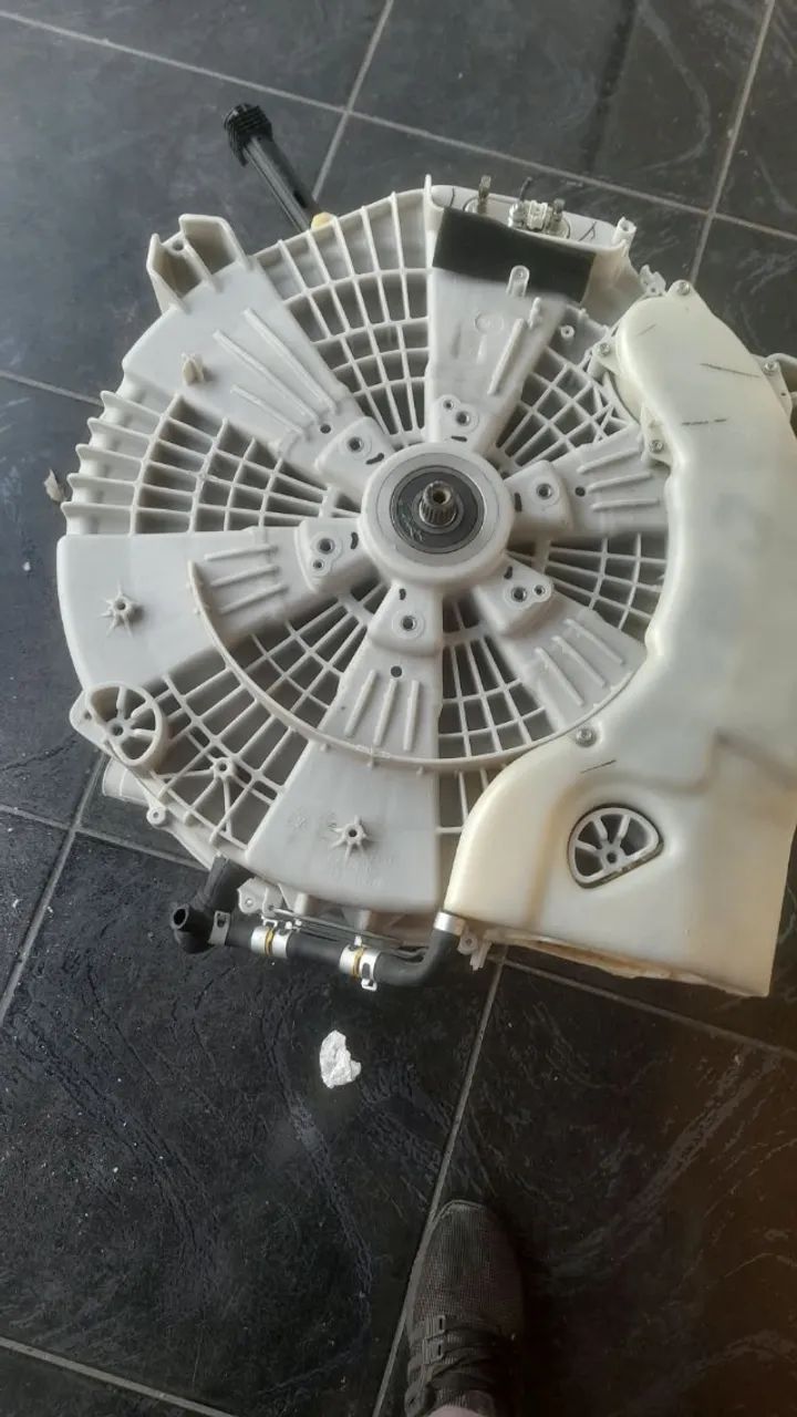 Tanque com cesto usado lava e seca LG WD1403  - Foto 2