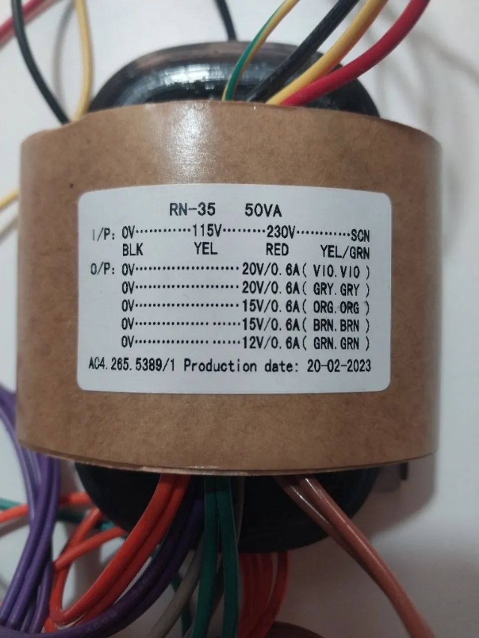 Transformador R-core 50 Va Rn-35 - Foto 3