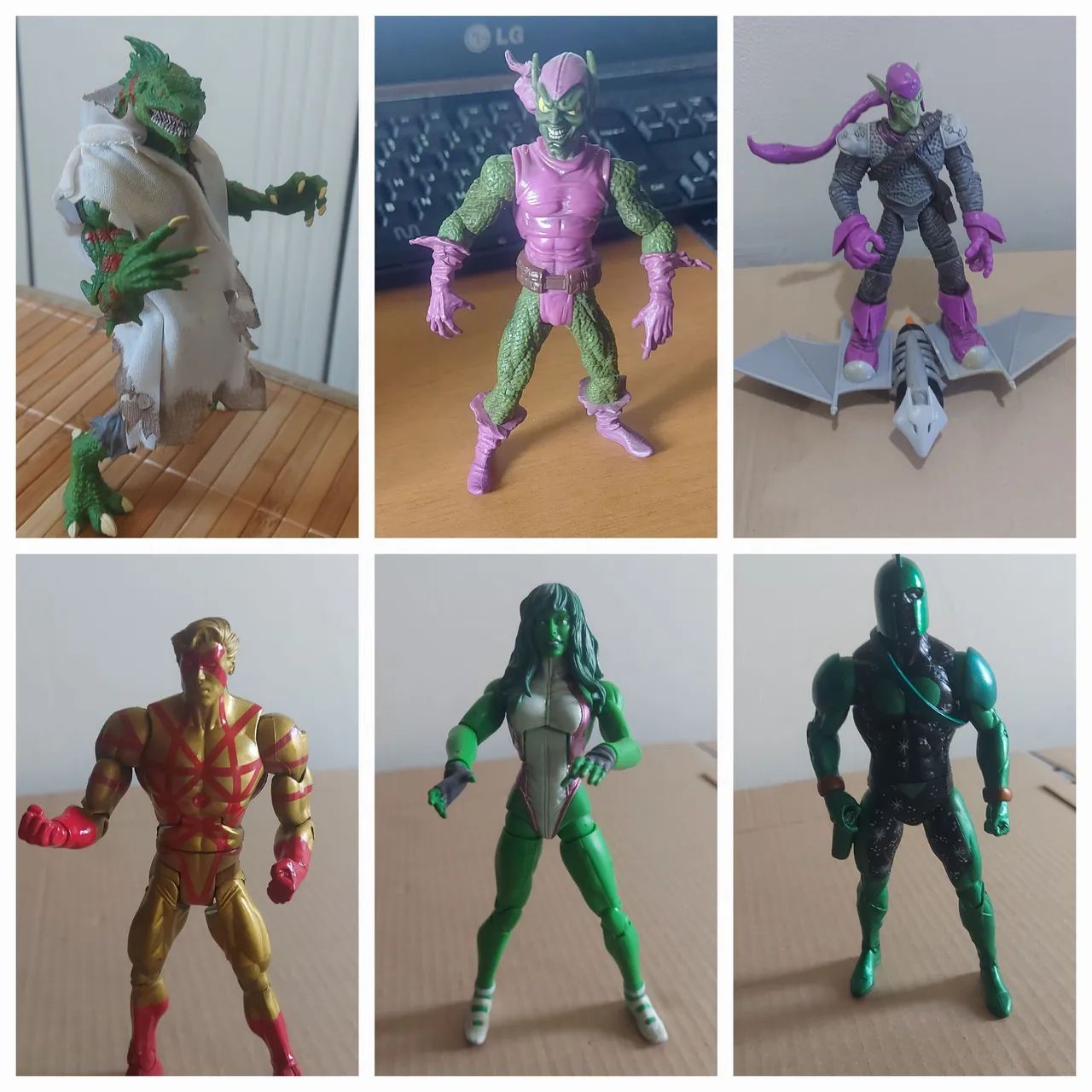 Lote de 30 action figures marvel legends e dc universe diversos - Foto 5