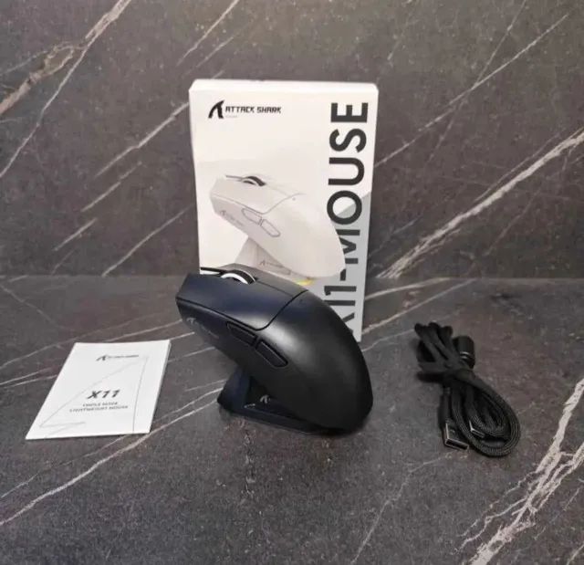 Attack Shark X11 com Dock de Carregamento - Mouse Novo Original - Entregamos  - Foto 3