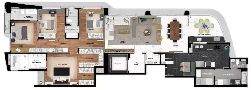 PLANTA 182m²