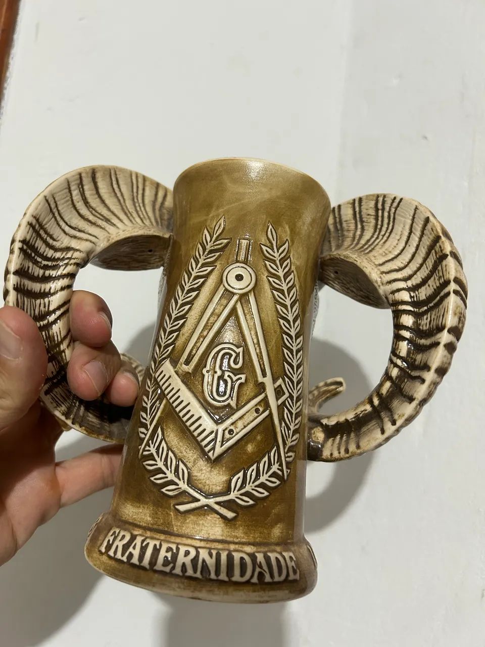 Caneca maçônica Bode - Foto 2
