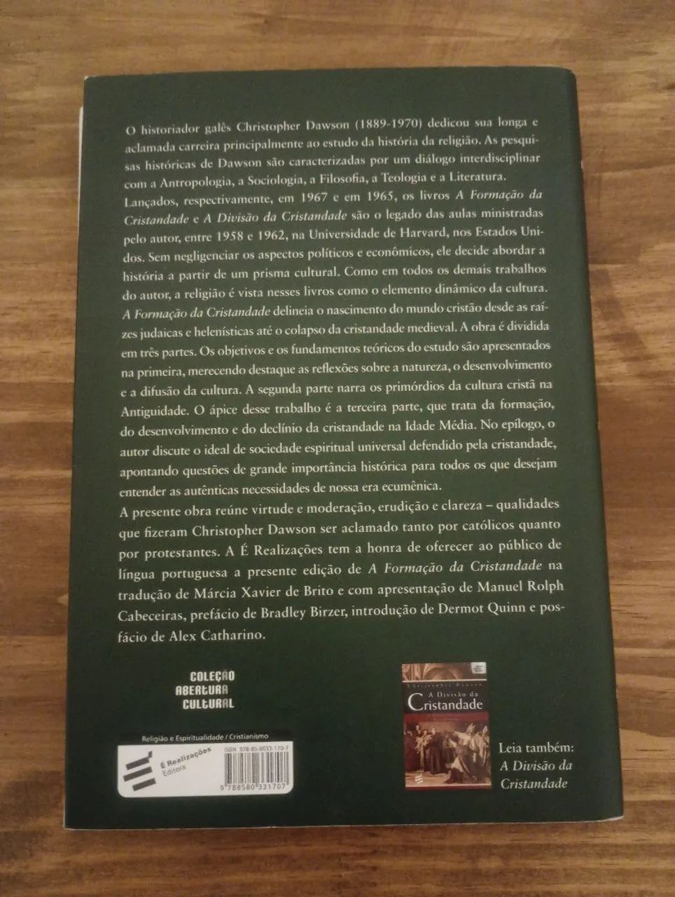 A Formação da Cristandade - Christopher Dawson - Foto 3
