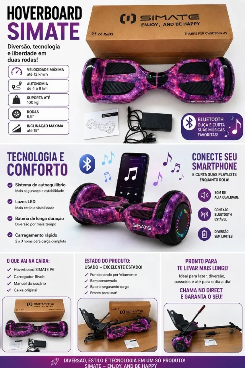 Hoverboard Kart - Foto 2