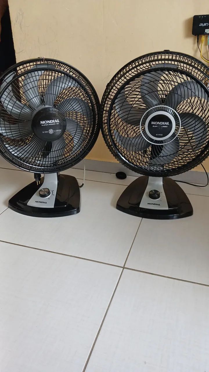 Ventiladores Mondial 40cm - 6 e 8 pás