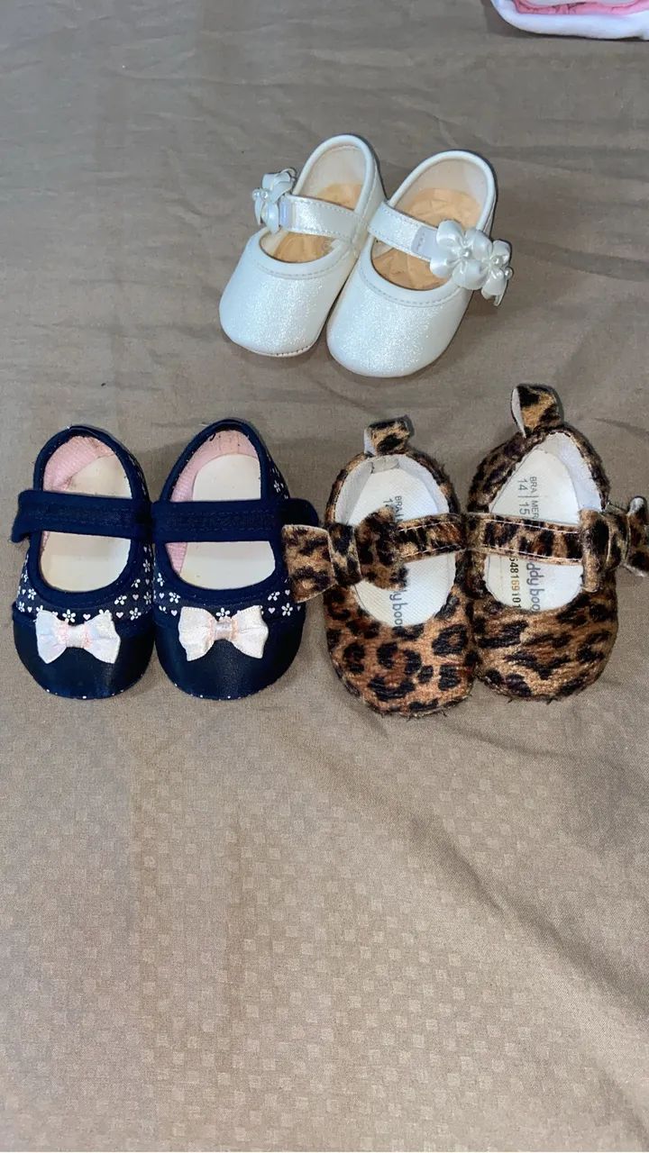 Sapatinhos infantil bebê menina,preços variados.