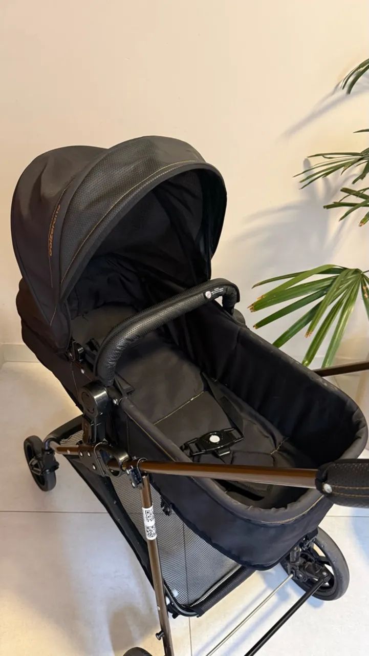 Kit carrinho de bebê + bebê conforto + base para carro - Foto 2