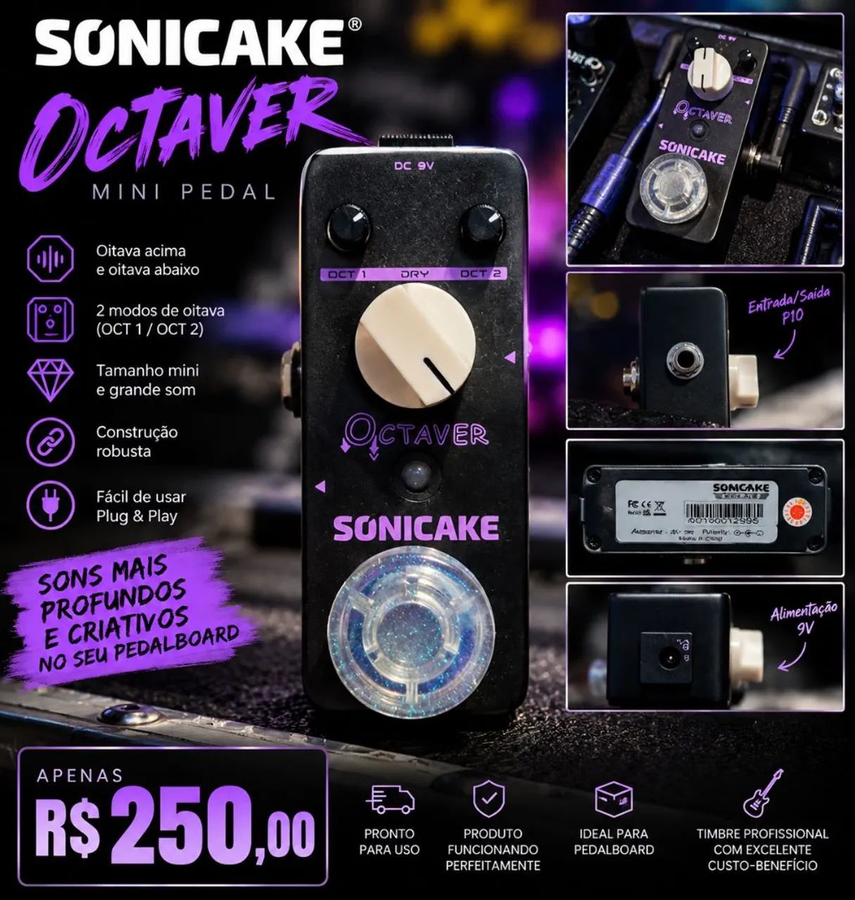 Pedal octaver sonicake 