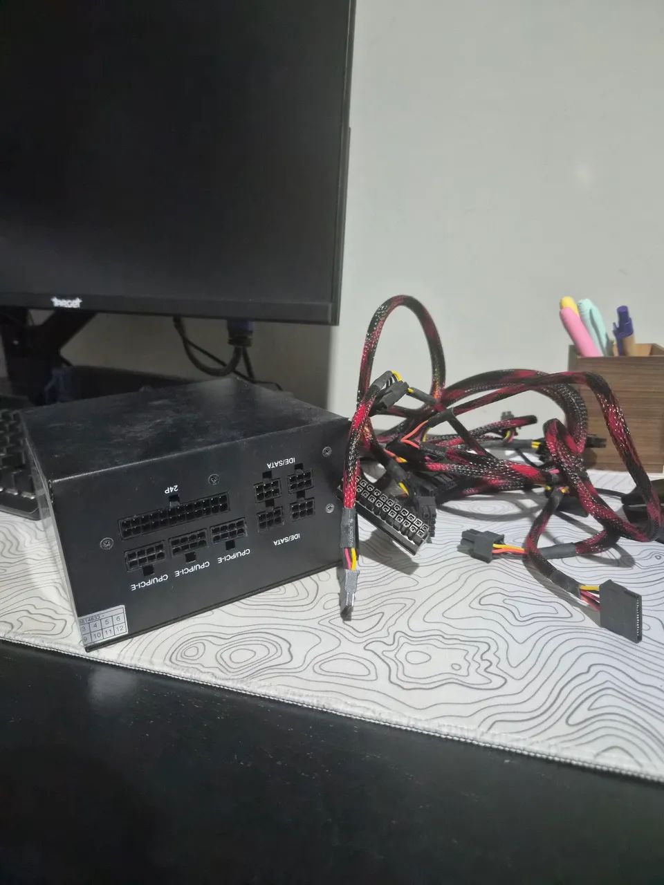 Fonte Duex 500W DX 500FSE+ 80 Plus Bronze Modular - Funciona Perfeitamente - Foto 3