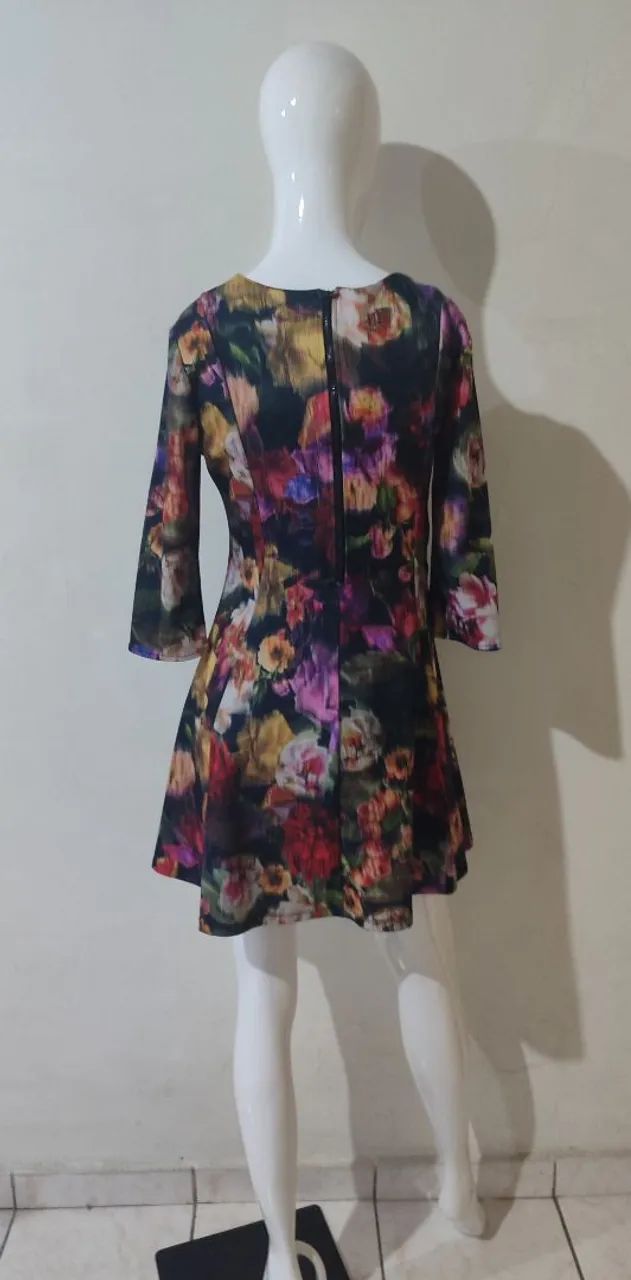 Vestido Florido Zara Tam P  - Foto 3