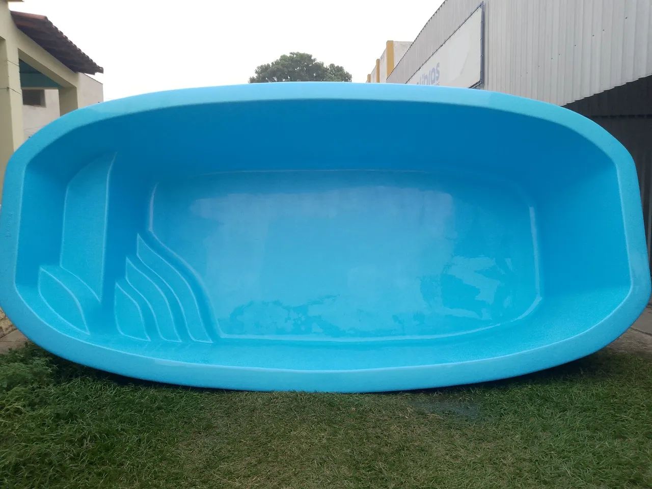 Piscina 6 metros casco e equipamentos 