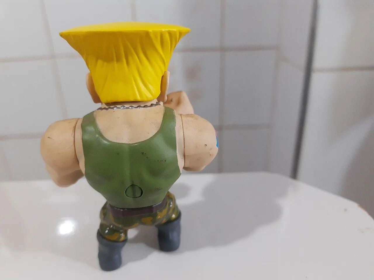 Miniatura street fighter Guile metal - Foto 3