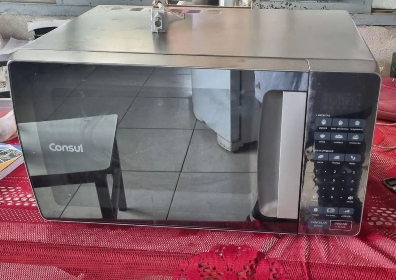 Microondas consul  32 litros espelhado 