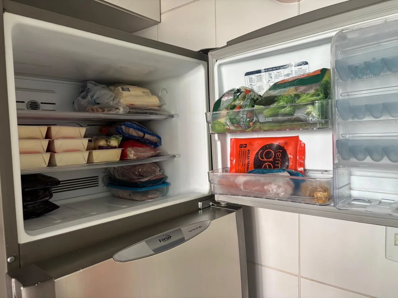 Geladeira GE 410 litros inox - Foto 3