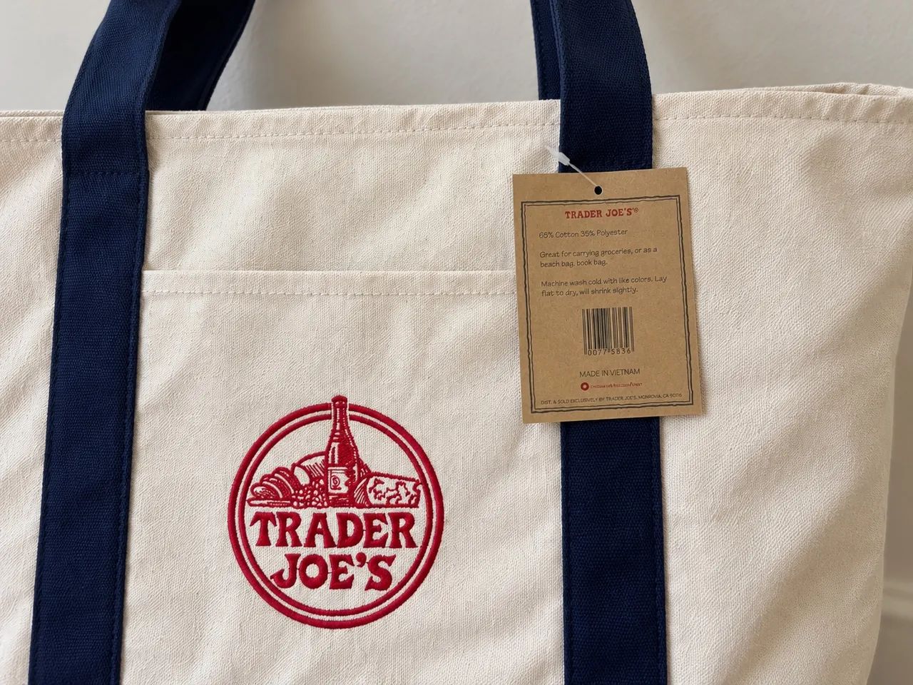 Ecobag Trader Joes - DIRETO DE NOVA YORK - Foto 3