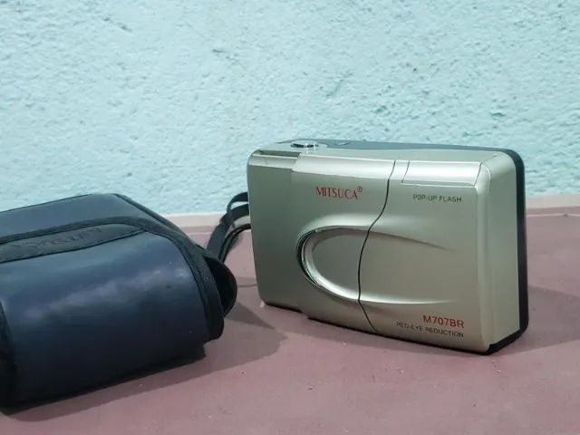 Antiga câmera analógica compacta Mitsuca M707BR - Foto 2