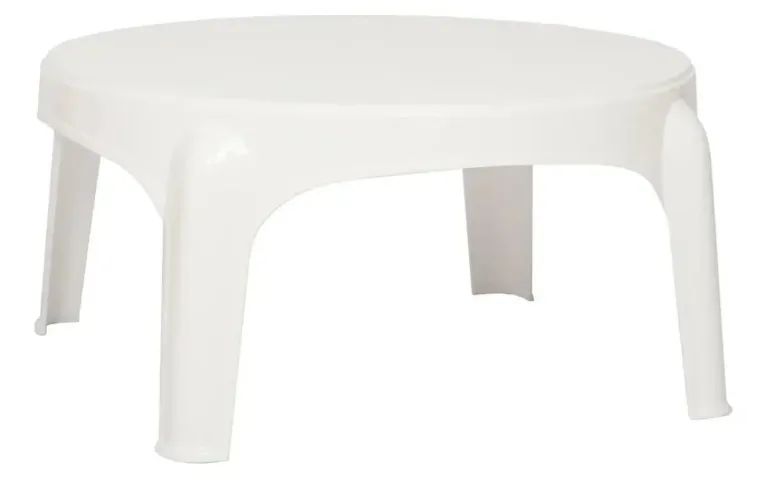 Jogo 2 poltronas e mesinha plásticas - Miami (branco) - Foto 2