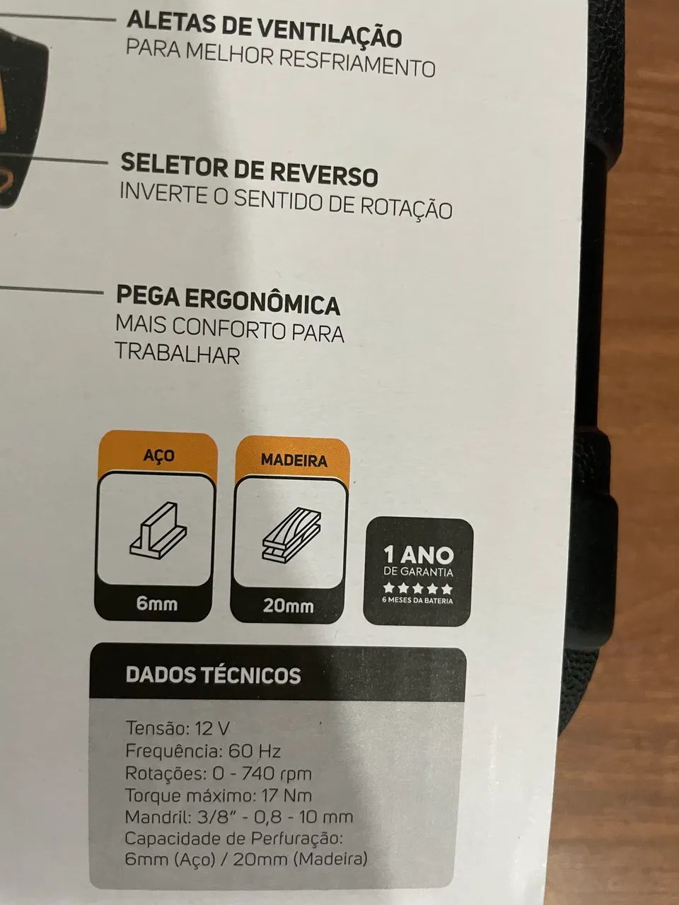 Parafusadeira wap - nova - Foto 2