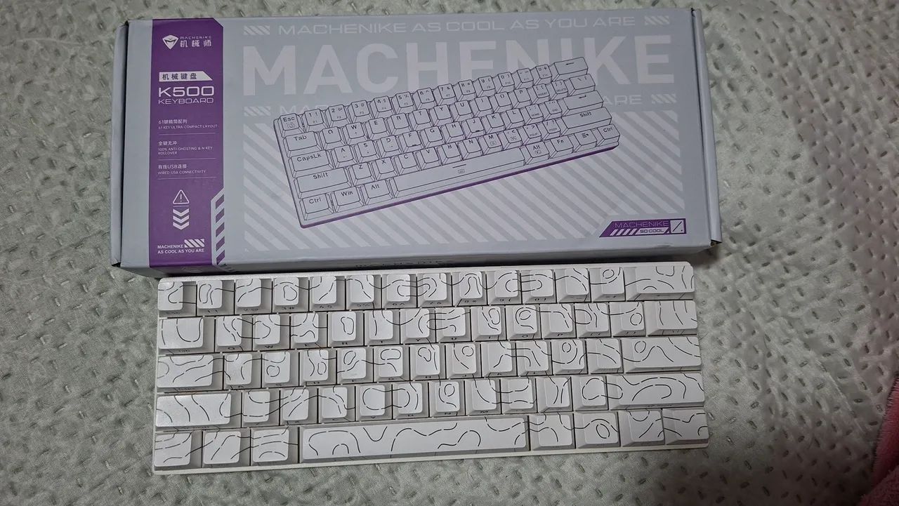 teclado mecânico machenike k500 - Foto 5