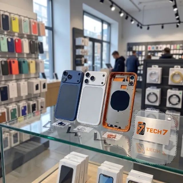 Carcaça para iPhone 11 com visual de iPhone 17 Pro - Foto 5