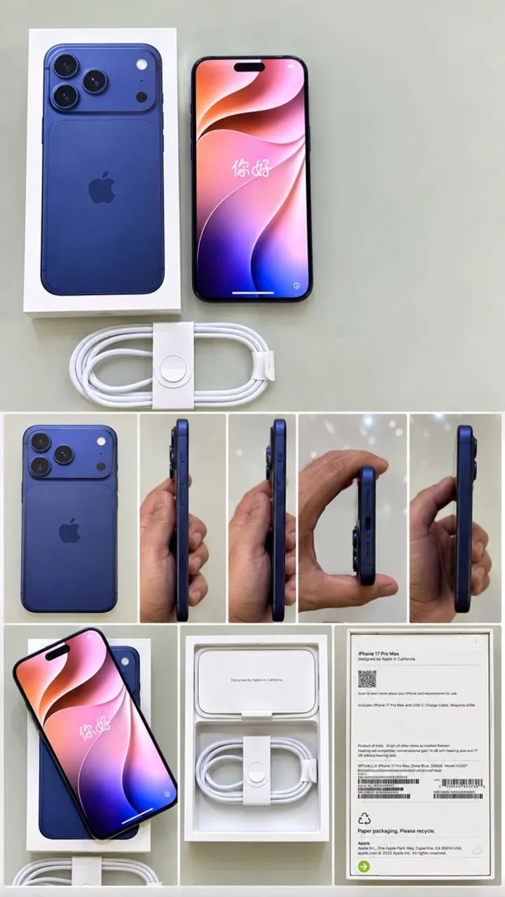 iPhone 17 Pro Max 256GB Deep Blue