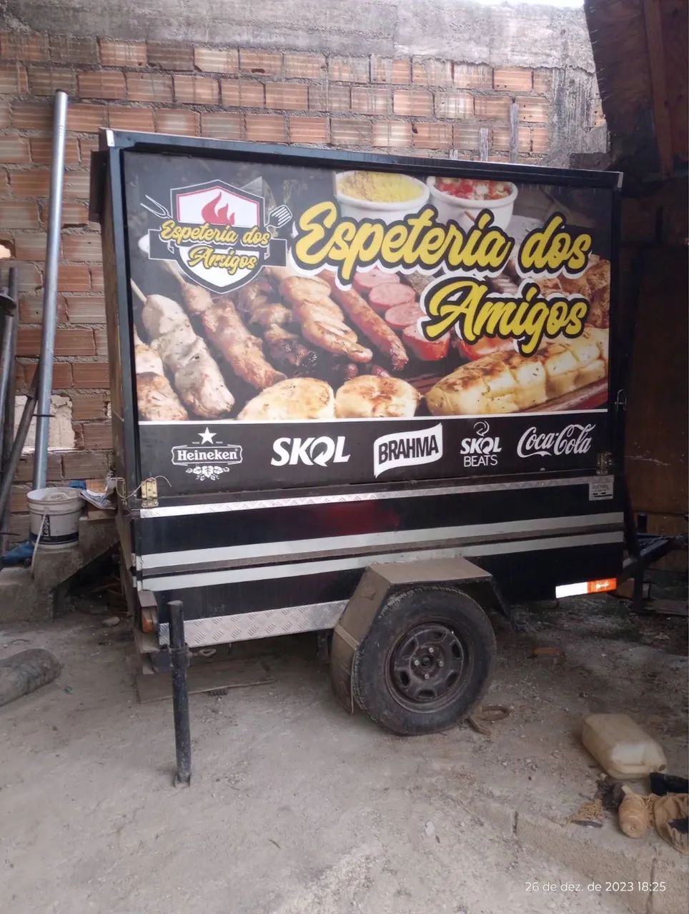Carretinha de churrasco  - Foto 2