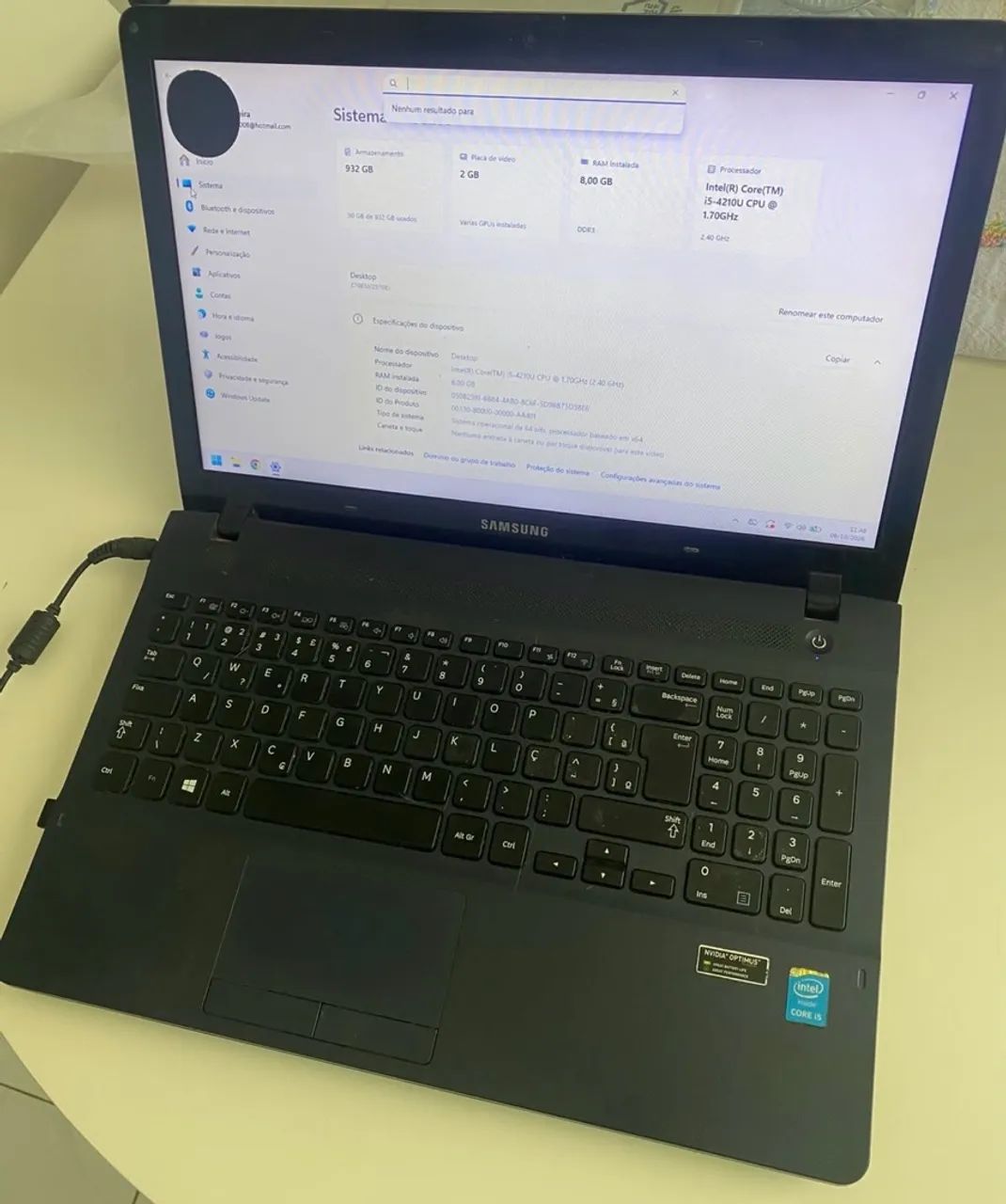 Notebook Samsung Core i5 | 8 GB RAM | NVIDIA 2 GB  - Foto 2