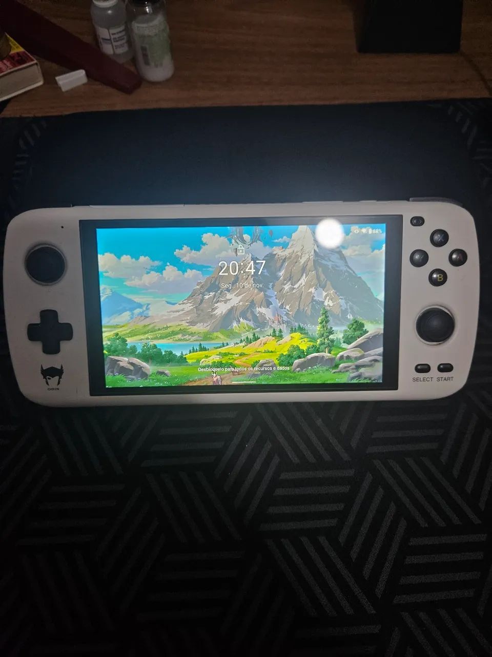 Ayn Odin Lite 6GB RAM/128GB 中古美品 Odin Lite Configurado (Completo) + 128gb microSD + Case - Consoles