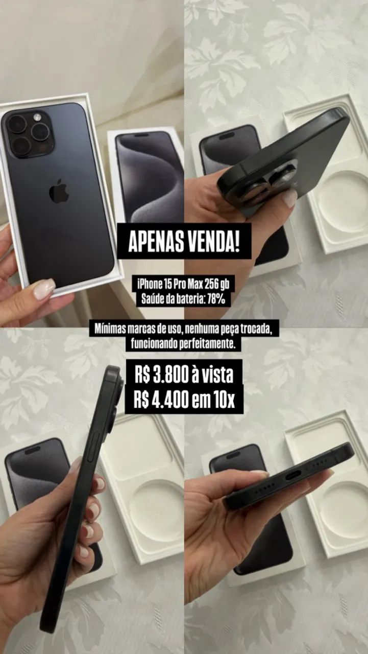 iPhone 15 Pro Max 256 gb