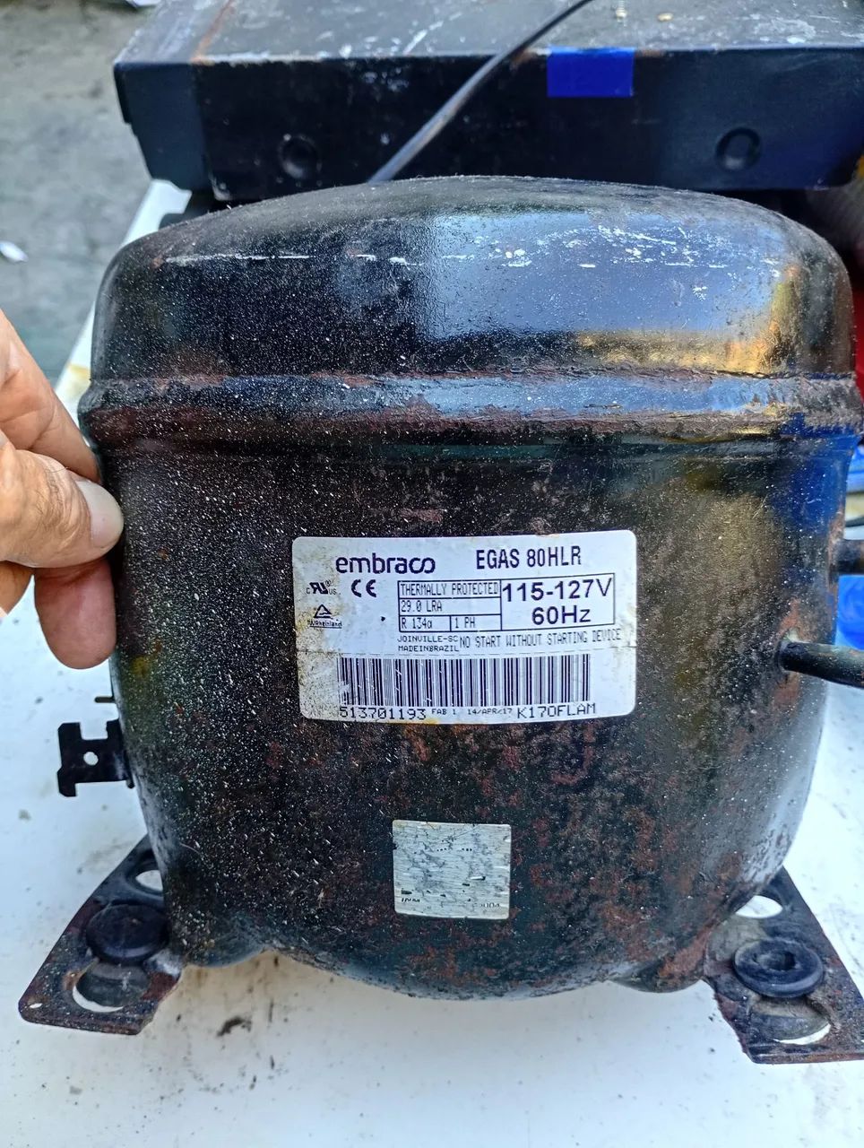 Motor compressor pra freezer 1/4  - Foto 2