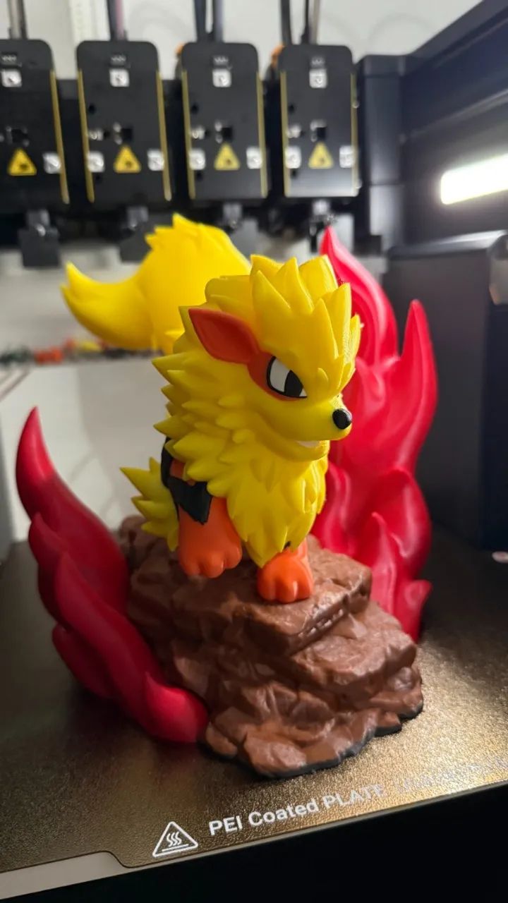 Diorama Arcanine com 20cm altura - Foto 5