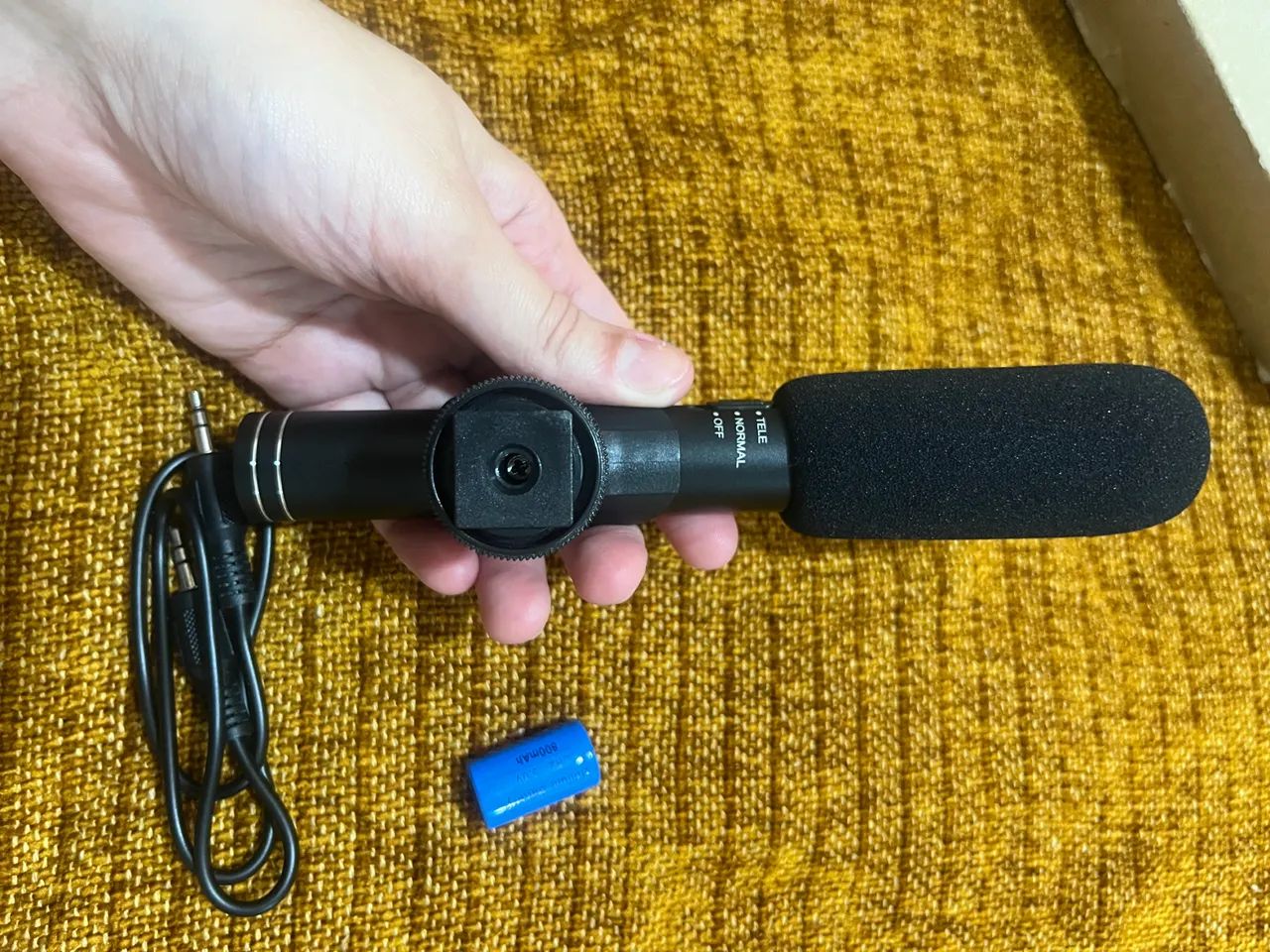 Microfone Puluz PU3012 Shotgun para Câmera DSLR + Acessórios - Foto 4