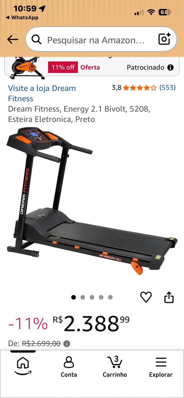 Esteira  - Foto 2